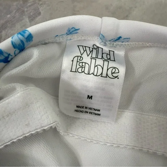 Women’s Wild Fable Extra High Leg Cheeky Adjustable Floral One Piece Swimsuit M - Picture 10 of 16